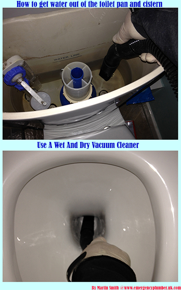 How To Get Water Out Of Toilet Pan And Cistern