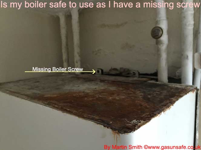 Missing Boiler Screw