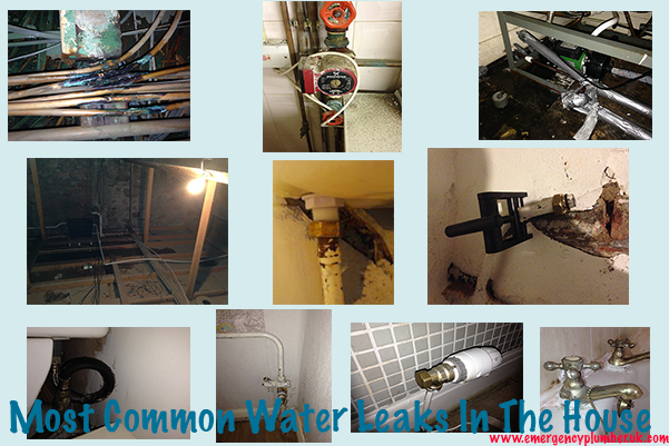 Most Common Water Leaks In The House