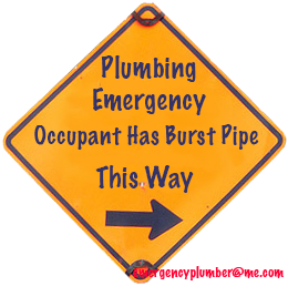 Plumbing Emergency Burst Pipe