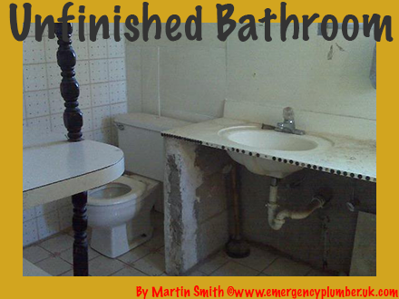 Unfinished Bathroom